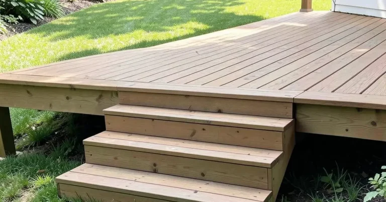 Wide Decking Steps: Sizing, Code Limits & How to Build