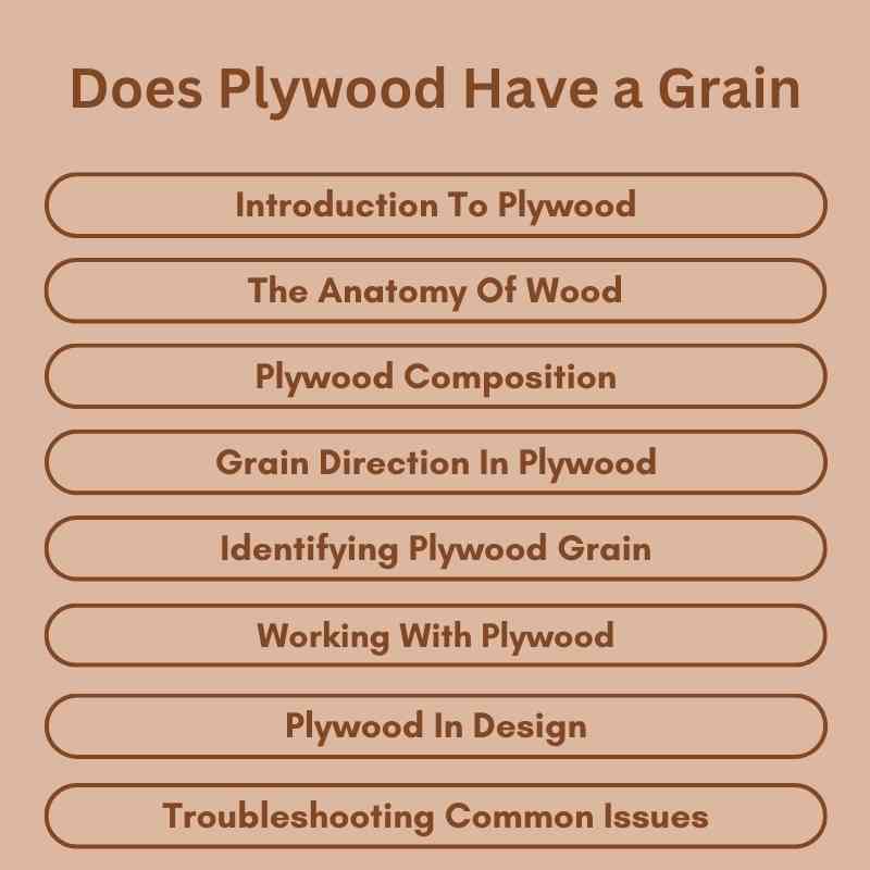 Does Plywood Have a Grain
