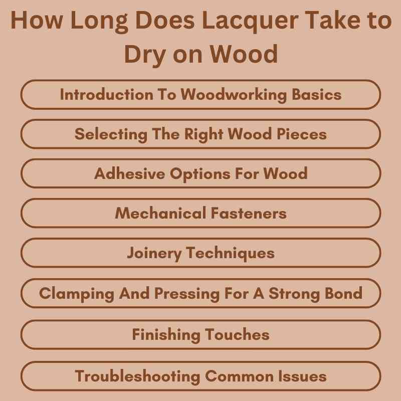 How Long Does Lacquer Take to Dry on Wood