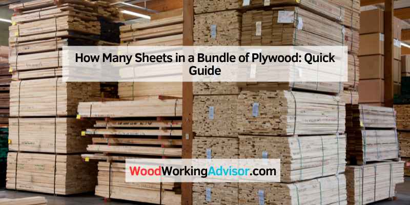 How Many Sheets in a Bundle of Plywood