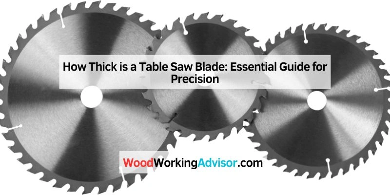 How Thick is a Table Saw Blade