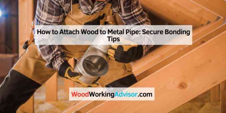How to Attach Wood to Metal Pipe