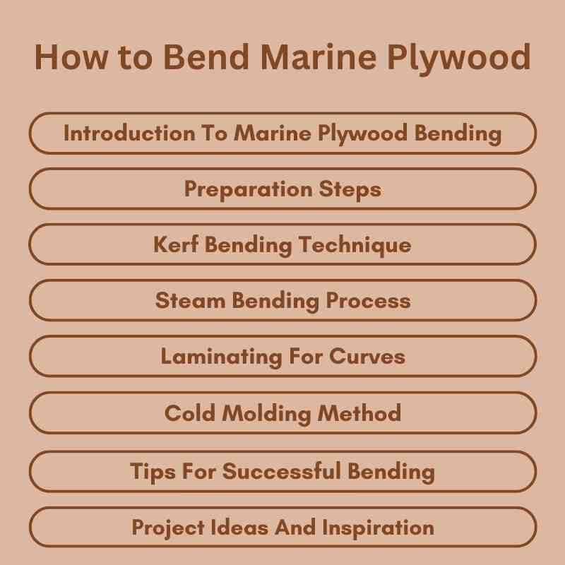 How to Bend Marine Plywood