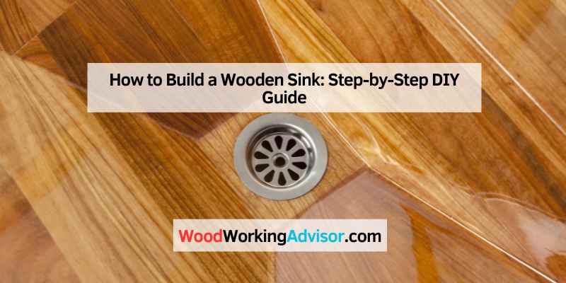 How to Build a Wooden Sink