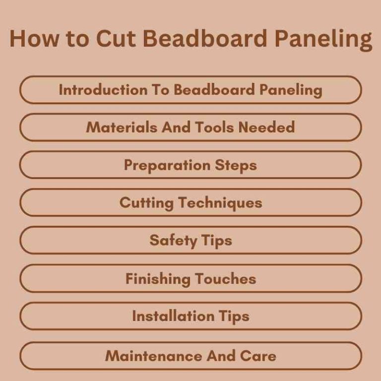 How to Cut Beadboard Paneling: Quick & Easy Guide – Woodworking Advisor