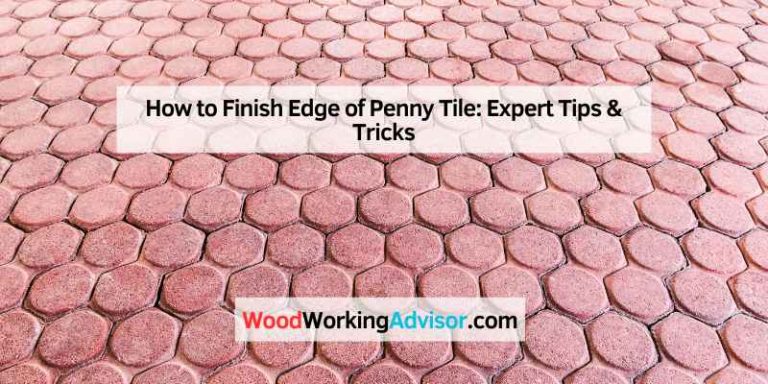 How to Finish Edge of Penny Tile