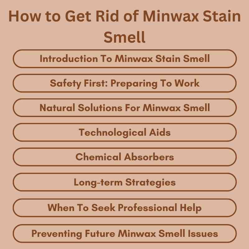 How to Get Rid of Minwax Stain Smell