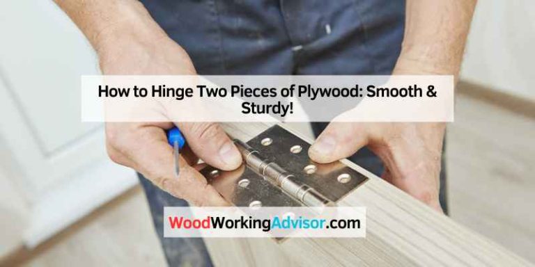 How to Hinge Two Pieces of Plywood