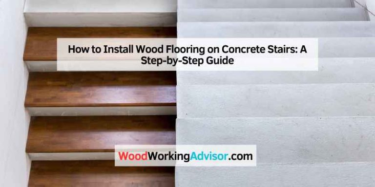 How to Install Wood Flooring on Concrete Stairs