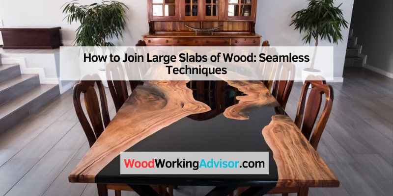How to Join Large Slabs of Wood