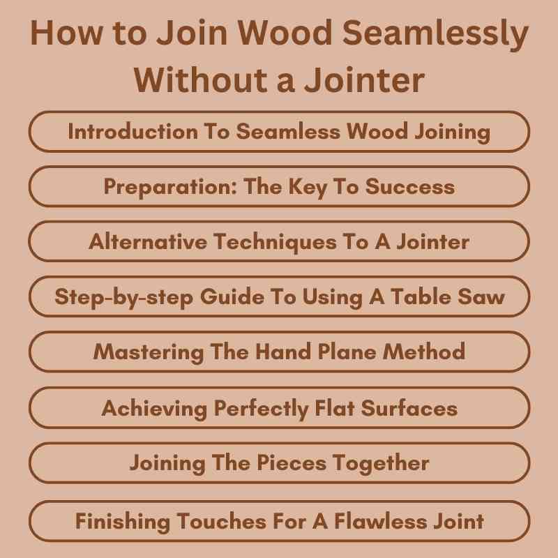 How to Join Wood Seamlessly Without a Jointer