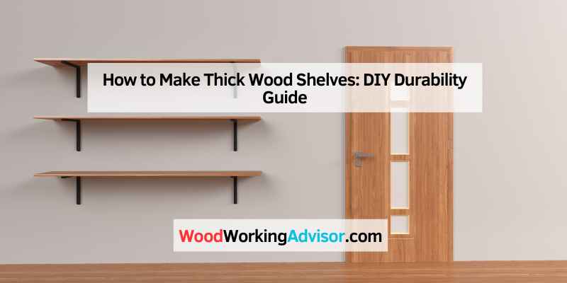 How to Make Thick Wood Shelves