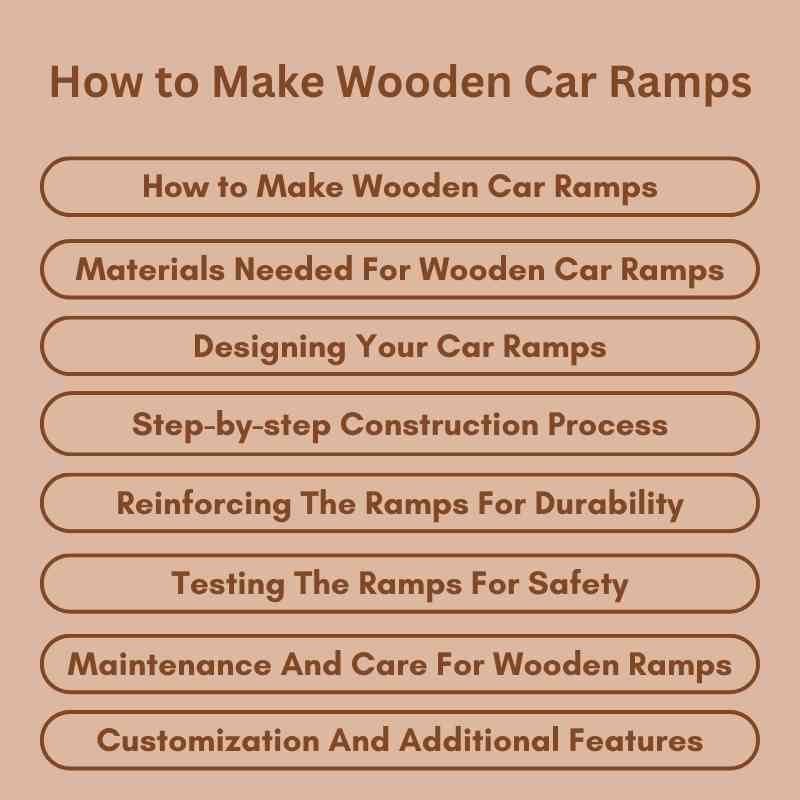How to Make Wooden Car Ramps