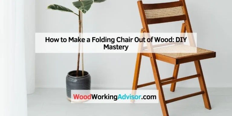 How to Make a Folding Chair Out of Wood