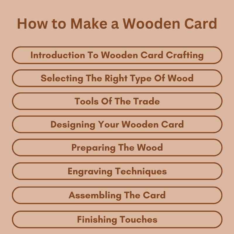 How to Make a Wooden Card