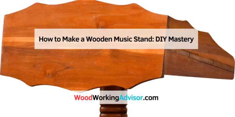 How to Make a Wooden Music Stand