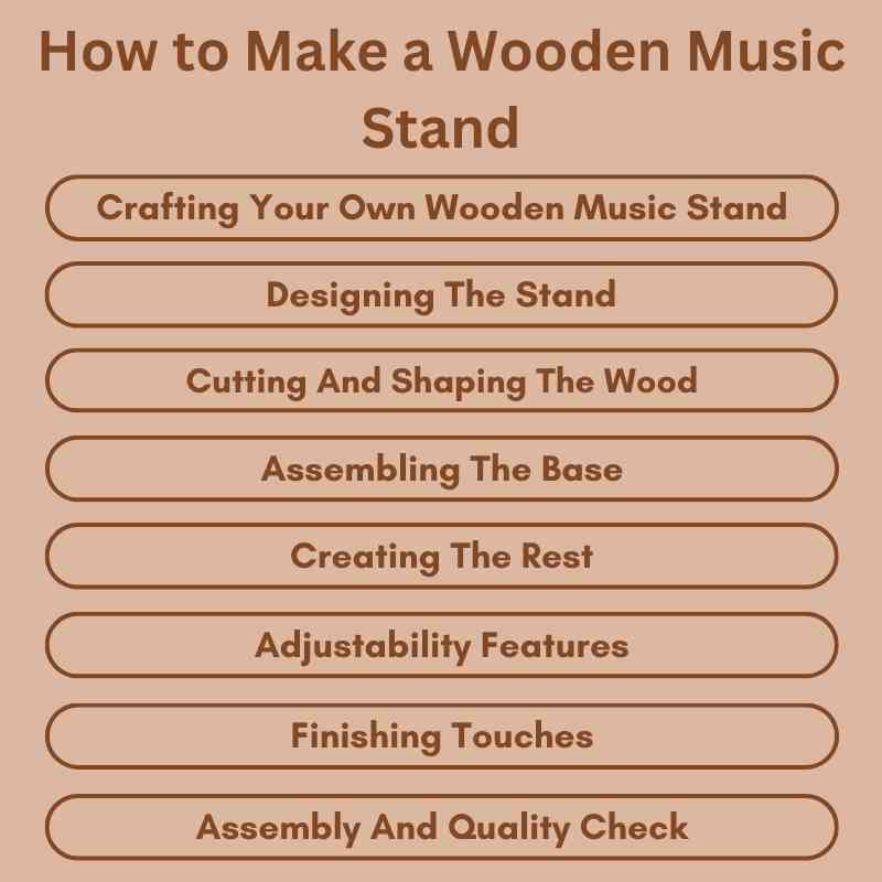 How to Make a Wooden Music Stand