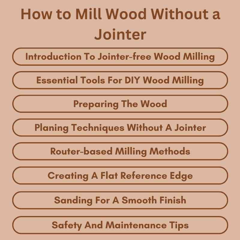 How to Mill Wood Without a Jointer