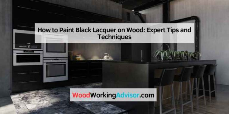 How to Paint Black Lacquer on Wood