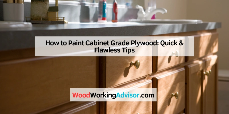 How to Paint Cabinet Grade Plywood