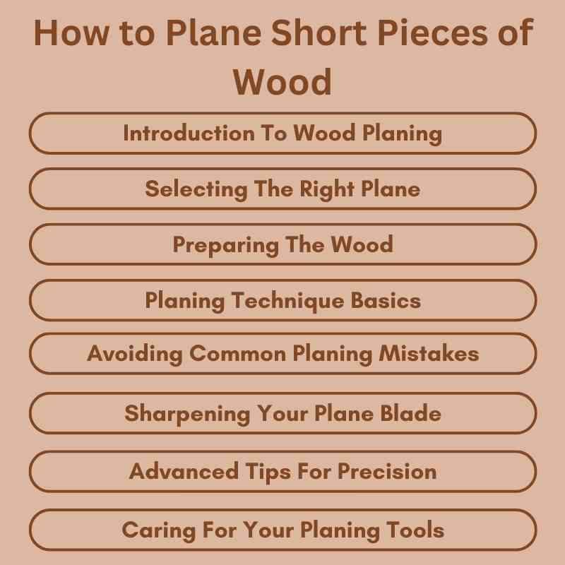 How to Plane Short Pieces of Wood: Quick & Easy Tips