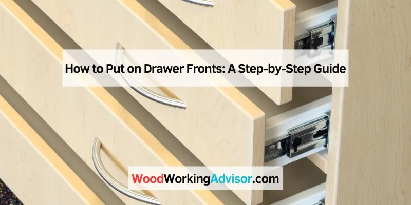 How to Put on Drawer Fronts