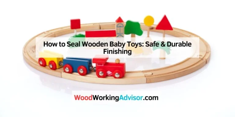 How to Seal Wooden Baby Toys