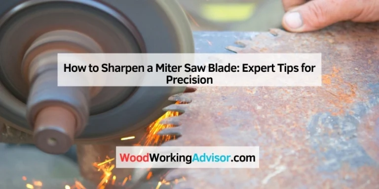 How to Sharpen a Miter Saw Blade: Expert Tips for Precision