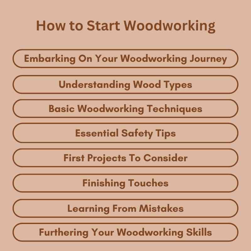How to Start Woodworking