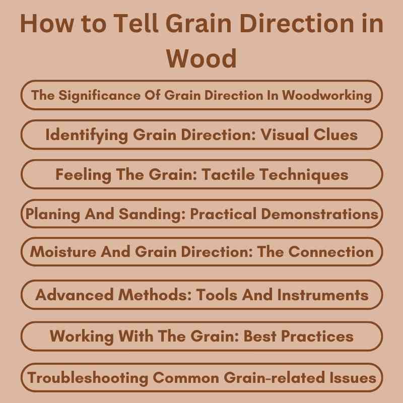How to Tell Grain Direction in Wood