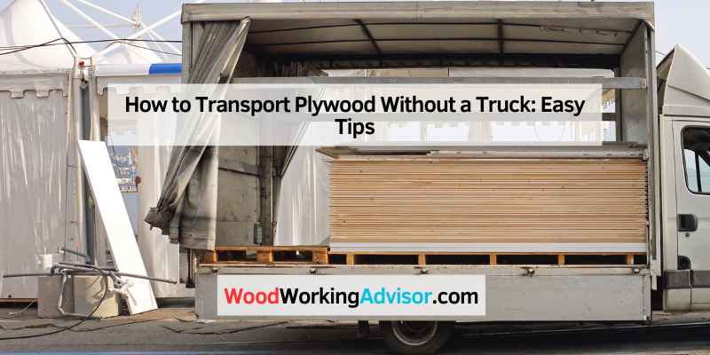 How to Transport Plywood Without a Truck