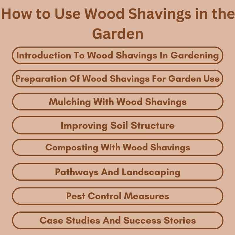 How to Use Wood Shavings in the Garden