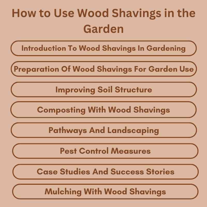 How to Use Wood Shavings in the Garden