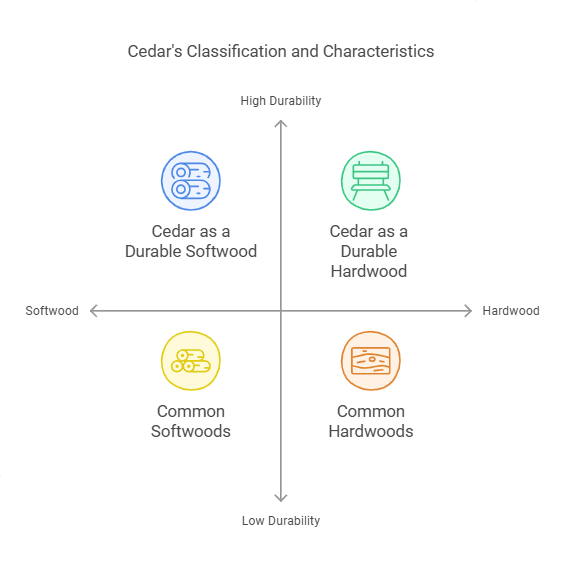 Is Cedar A Hardwood Or Softwood