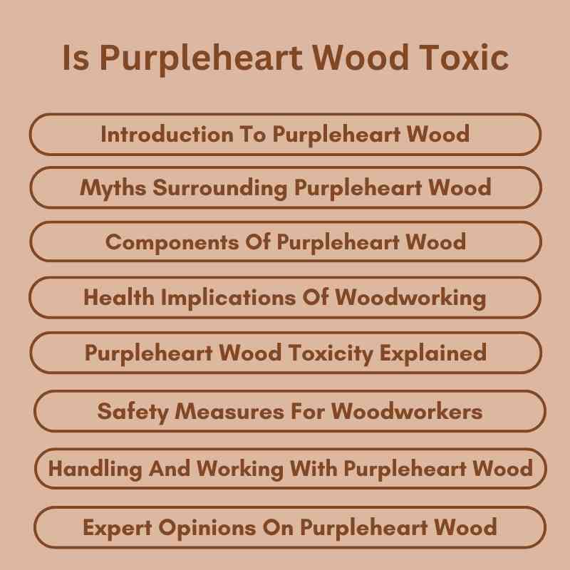 Is Purpleheart Wood Toxic? Unveiling the Truth