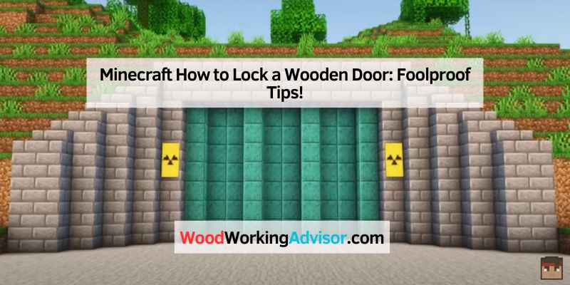 Minecraft How to Lock a Wooden Door