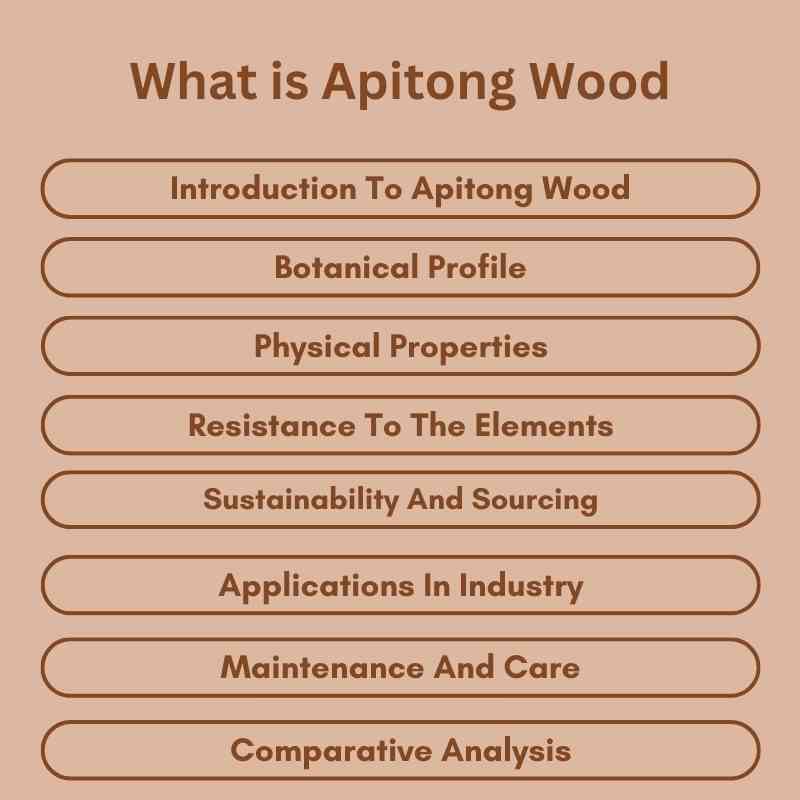 What is Apitong Wood