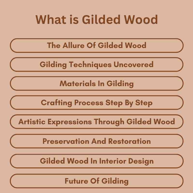 What is Gilded Wood