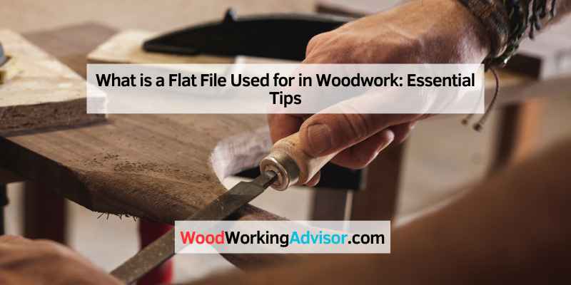 What is a Flat File Used for in Woodwork