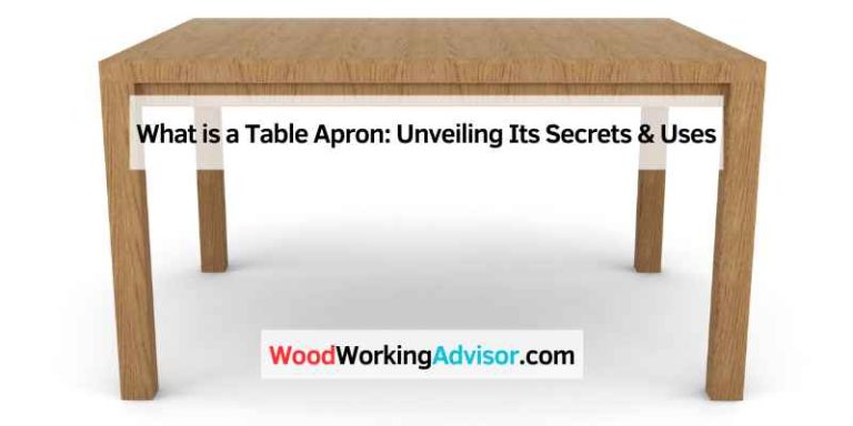 What is a Table Apron