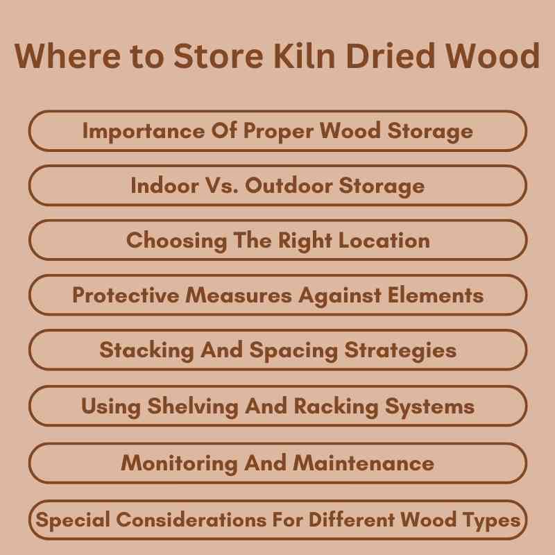 Where to Store Kiln Dried Wood