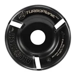 Arbortech TURBOPlane carbide carving disc for an angle grinder, used to hollow a wooden chair seat
