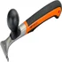 Bahco carbide paint scraper used to scrape softened paint off a wood front door