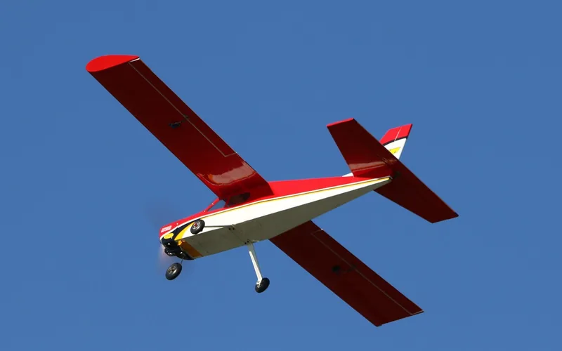 radio-controlled balsa wood model airplane in flight demonstrating the exceptional strength-to-weight ratio that makes balsa the standard for RC and model aircraft frames radio-controlled balsa wood model airplane in flight demonstrating the exceptional strength-to-weight ratio that makes balsa the standard for RC and model aircraft frames