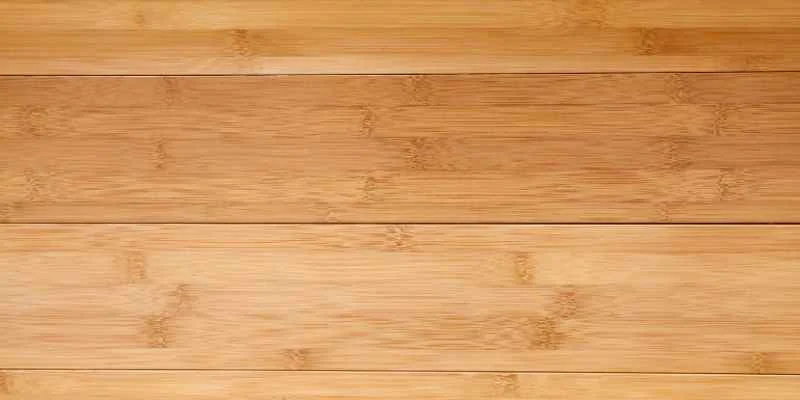Close-up of solid bamboo flooring grain texture