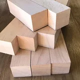 Beech wood turning blanks for a carving mallet head