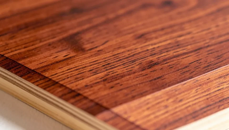 Cedar's reddish-brown heartwood against lighter sapwood