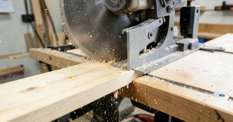 Ripping plywood with a circular saw guided by a clamped straightedge
