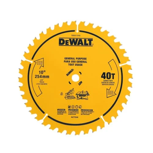 DEWALT 10-inch 40-tooth table saw blade