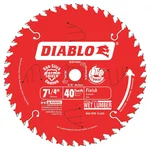 Diablo D0740A 7-1/4 inch 40 tooth finish circular saw blade